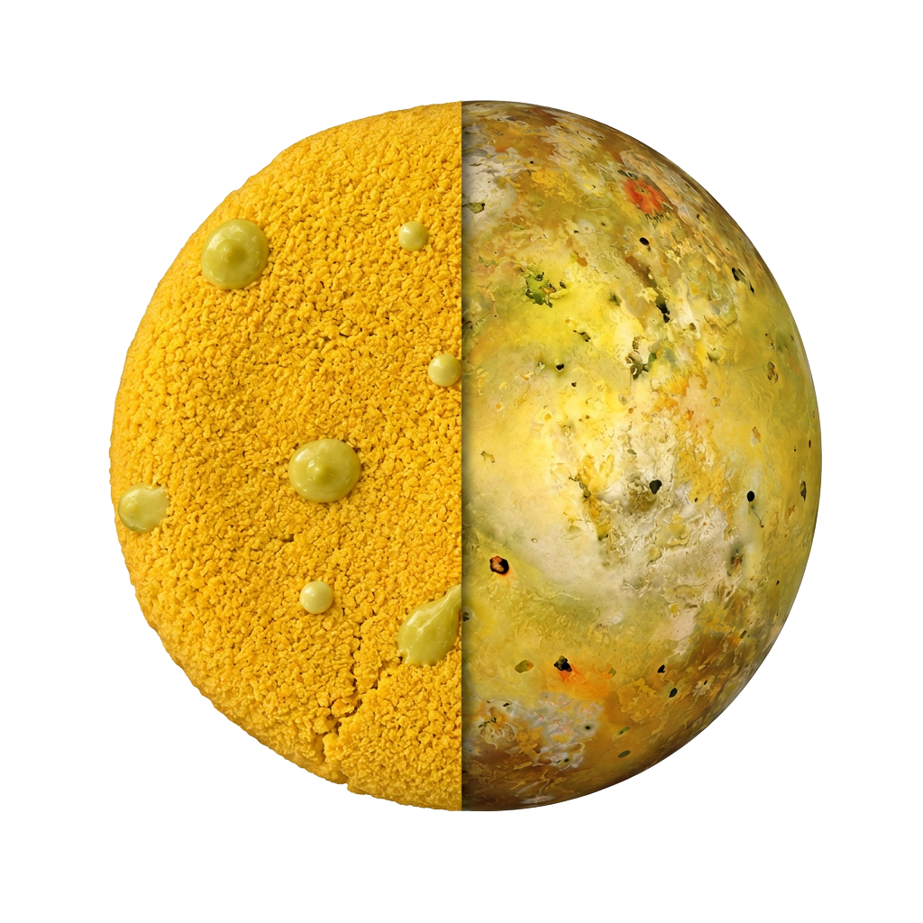 IO — half world, half cookie