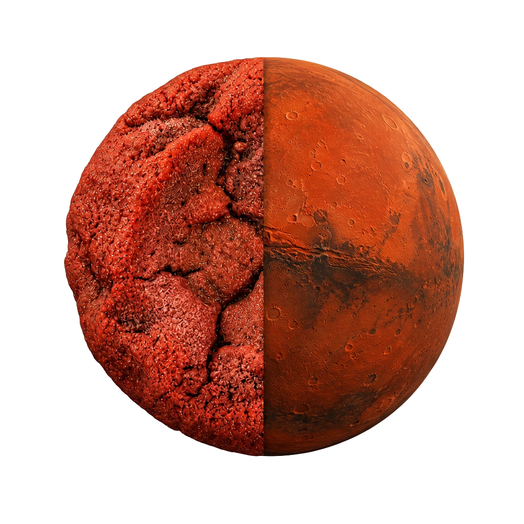 MARS — half world, half cookie